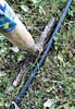 how to bury drip irrigation tubing under the lawn